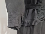Black Dress with Beading and Soutache <br> (B-35" W-30" H-36")