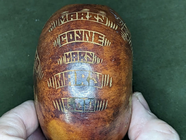 1944 USN Coconut Souvenir Uruguay