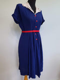 Red, White and Blue Dress <br> (B-41" W-31" H-40")