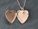 Marine Corps Heart Shaped Locket Necklace