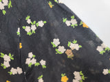 Plus Size Flower Print Dress <br> (B-53" W-46" H-54")