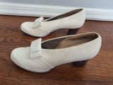 White Marine Corps / USN Bow Pump Shoes Size 10 A