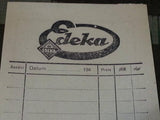 Original 1940s Edeka Grocery Store Receipts
