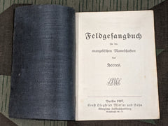 1897 Heer Evangelical Feldgesangbuch Song Book German Army Hymnal