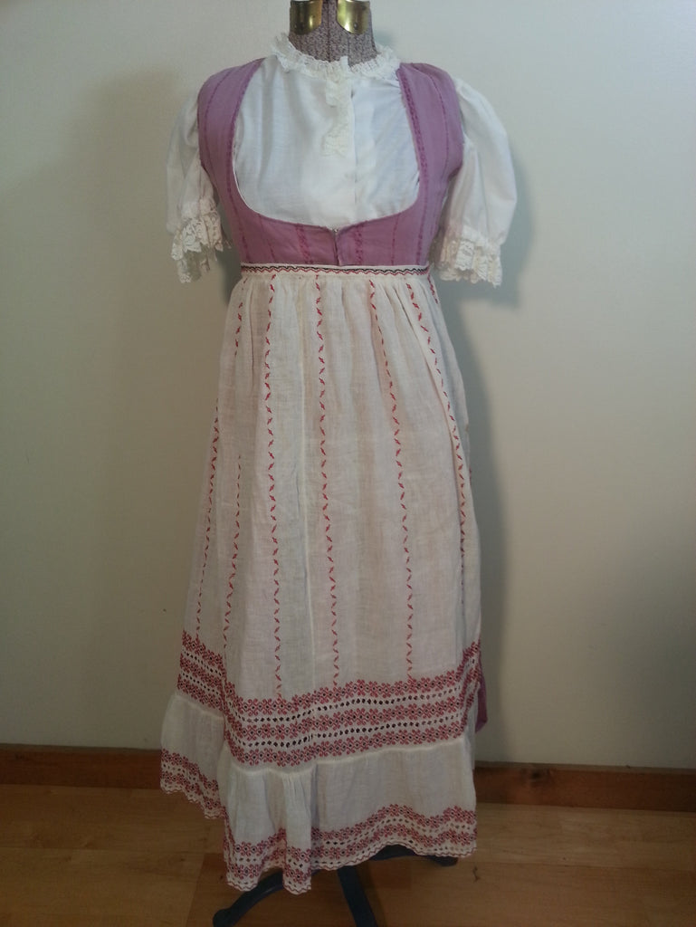 Pink/Purple Dirndl (B-32