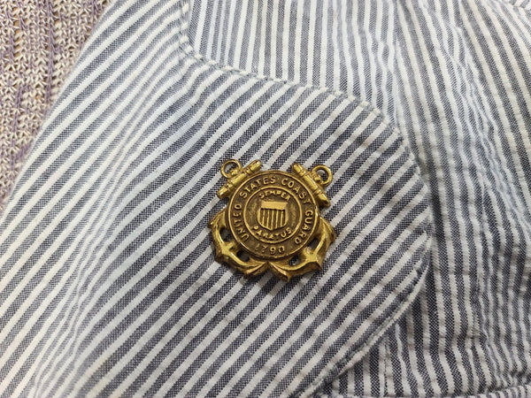 SPARS Coast Guard Officer's Seersucker Jacket <br> (B-35" W-26.5")