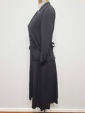 Black Dress with Beading and Soutache <br> (B-35" W-30" H-36")