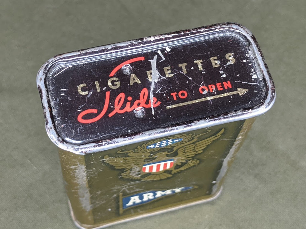 military tobacco tin US Army Cigarette Tin military tobacco tin US Army Cigarette Tin