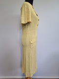 Yellow Summer Dress <br> (B-38" W-31" H-35")