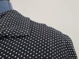 German Black Polka Dot Dress <br> (B-40" W-33" H-41")