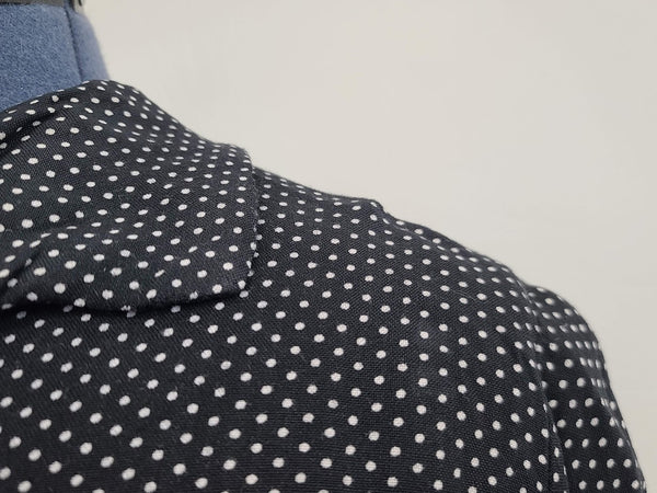 German Black Polka Dot Dress <br> (B-40" W-33" H-41")