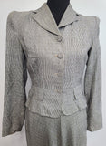 Gray Skirt Suit <br> (B-35" W-26.5" H-37")