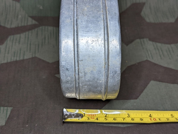 Slightly Dented Aluminum Bread Container