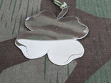 4 Leaf Clover Metal Mirror in Pouch