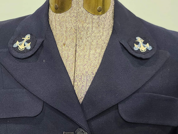 Navy WAVES Uniform and Overcoat with Liner (Named) <br> (B-34" W-24" H-35")
