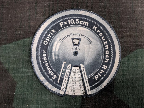 Camera Optic Chart Wheel