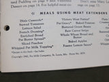 Wartime Meals Recipe Book 1942