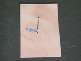 1941 Wooden Sailor Brooch on Card