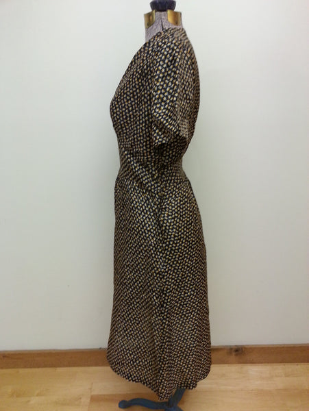 German Artificial Silk Dress (Same Material as Parachutes) <br> (B-39" W-30" H-40")