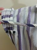 Purple & White Striped Dress <br> (B-43" W-32" H-41")