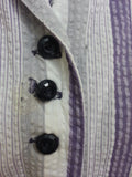 Purple & White Striped Dress <br> (B-43" W-32" H-41")