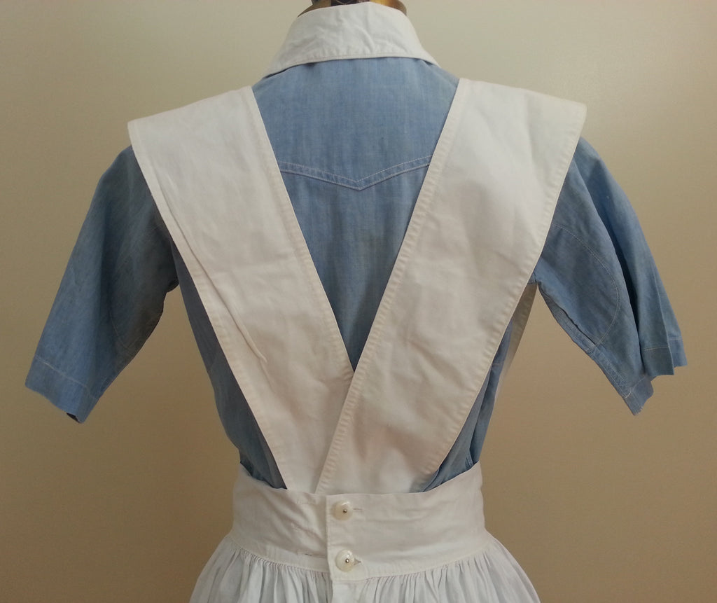 Blue Nurse Dress & Apron (Named) (36"-27"-34") Blue Nurse Dress & Apron (Named) (36"-27"-34")