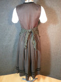Pre-WWII German Dirndl w/ Painted Skirt <br> (B-32 1/2" W-32"--)