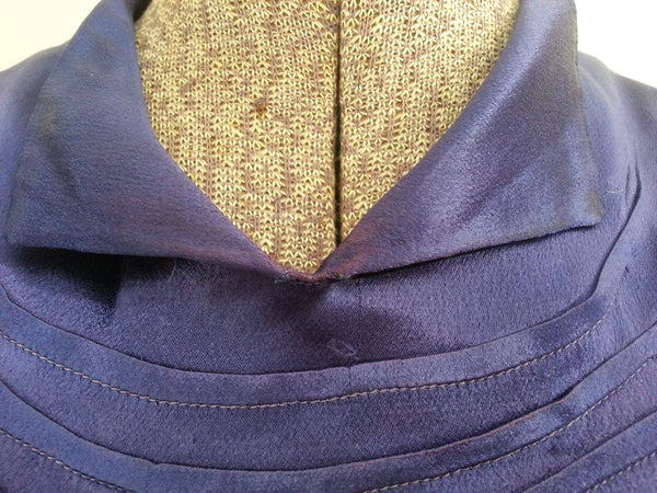 Purple Dress with Bishop Sleeves <br> (B-39" W-28" H-35")