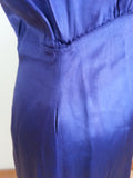 Purple Dress with Bishop Sleeves <br> (B-39" W-28" H-35")