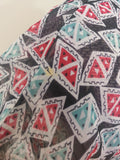 Print Button-Down Dress  <br> (B-38" W-24"---)