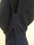 Dark Blue Dress w/ White Trim <br> (B-38" W-29" H-36")