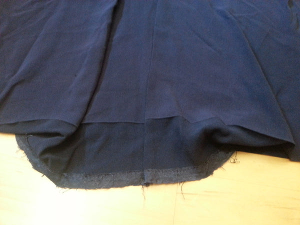 Dark Blue Dress w/ White Trim <br> (B-38" W-29" H-36")