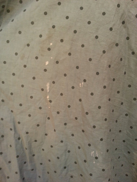 Slate Blue Polka Dot Dress <br> (B-44" W-35" H-46")