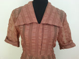 Sandstone Orange Dress <br> (B-42" W-34" H-45")