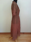 Sandstone Orange Dress <br> (B-42" W-34" H-45")