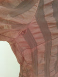 Sandstone Orange Dress <br> (B-42" W-34" H-45")
