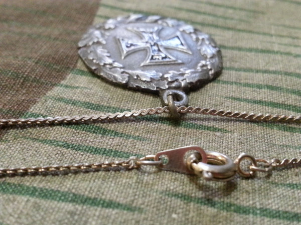 WWI German Iron Cross Sweetheart Necklace