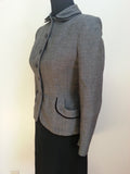 Gray and Black Skirt Suit <br> (B-34" W-26" H-35")