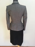 Gray and Black Skirt Suit <br> (B-34" W-26" H-35")