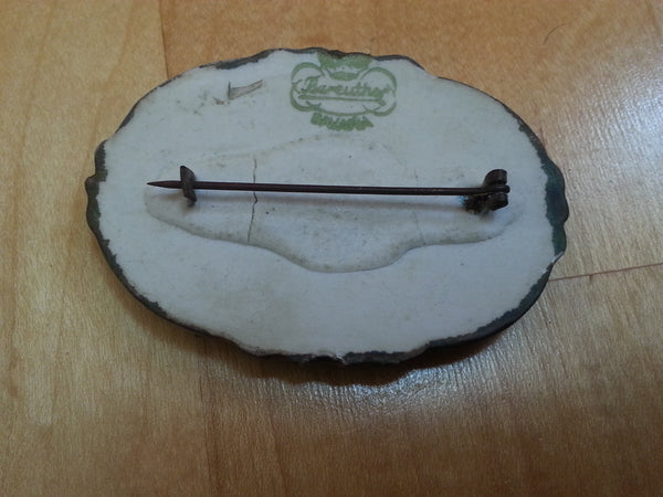 Bareuther Bavaria Handpainted Brooch