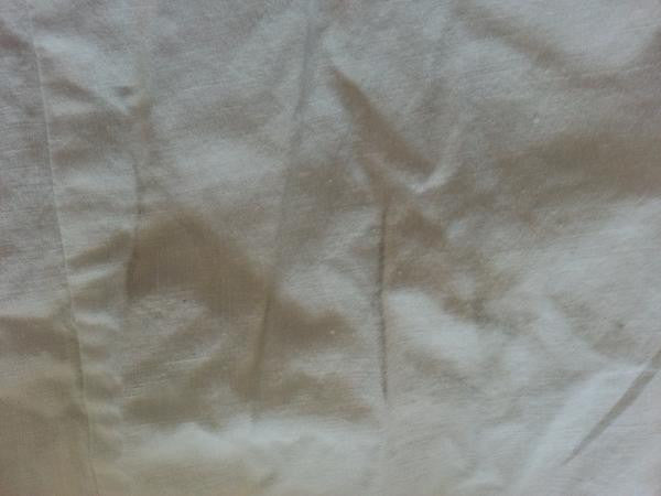 German White Flower Needlework Dress <br> (B-35" W-32" H-44")