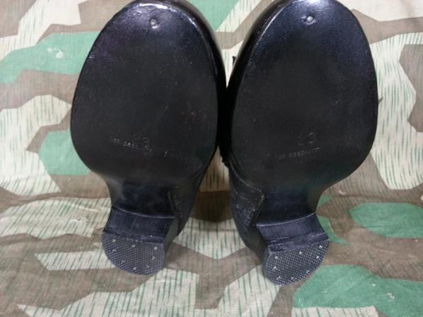 High Heel Boots with Lamb Wool Trim