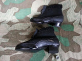 High Heel Boots with Lamb Wool Trim