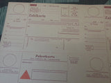 Original Shipping Labels & Money Orders Zahlkarte Paketkarte (Set of 4)