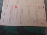 Original Shipping Labels & Money Orders Zahlkarte Paketkarte (Set of 4)