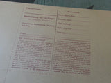 Original Shipping Labels & Money Orders Zahlkarte Paketkarte (Set of 4)