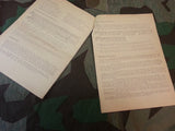 First Issue of Zucht und Wehr HJ Führerbrief Nr.1