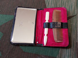 Gebrüder Rauh Advertising Travel Mirror and Comb