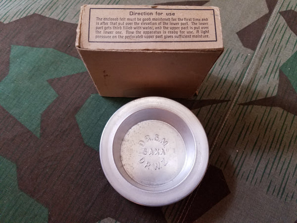 Original DRGM Finger/Stamp Moistener in Box SAXA