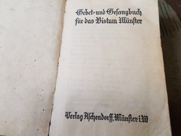 Gebet und Gesangbuch für das Bistum Münster Catholic Prayer & Hymnal 1936
